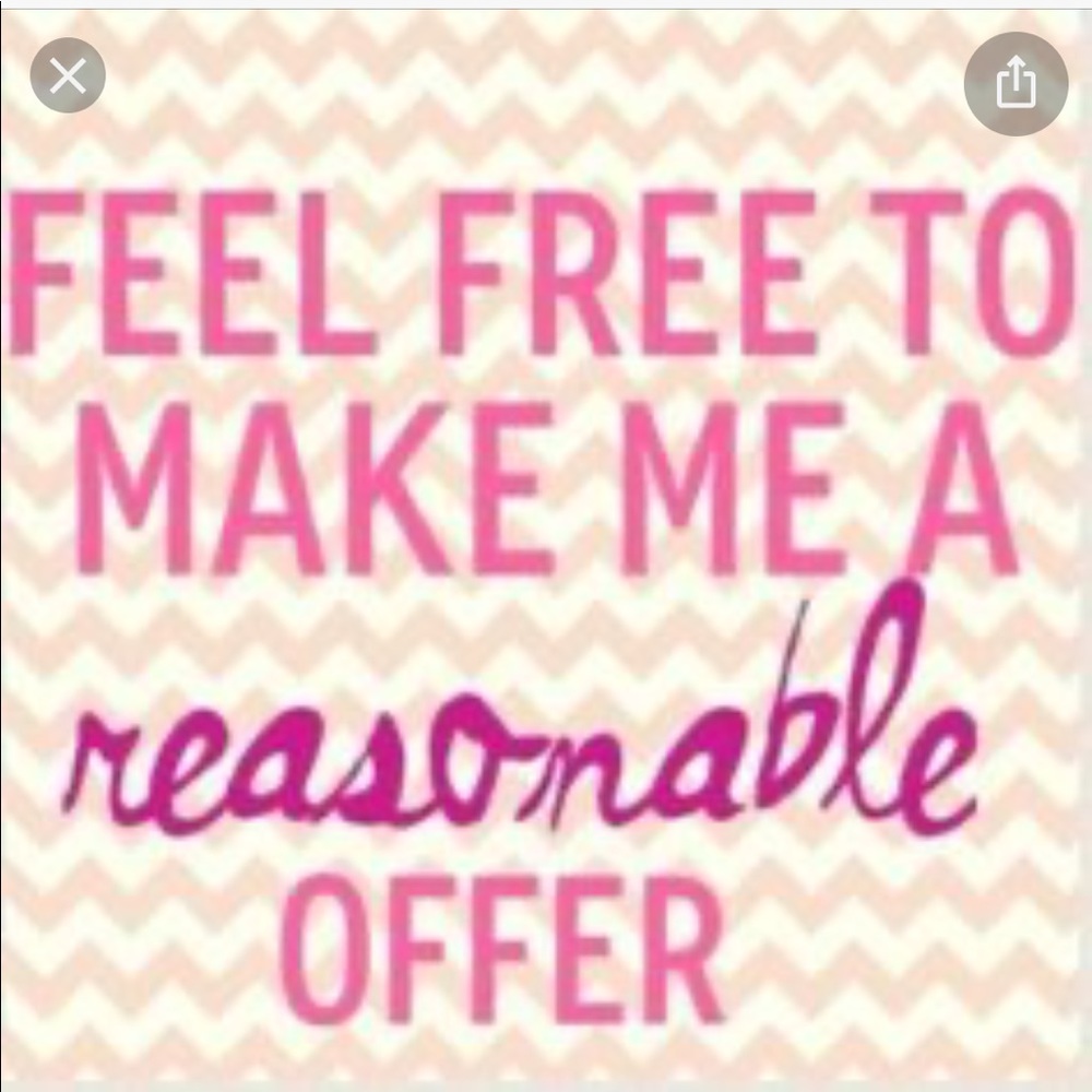 Karen’s Kloset entertains all REASONABLE offers!